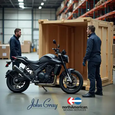 John Gray Moving and Storage Entreposage propre, sécurisé et climatisé pour motos pendant l'hiver. C...