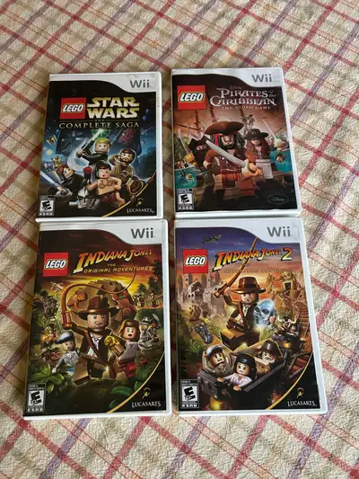 LOT OF LEGO VIDEO GAMES FOR NINTENDO Wii, View more