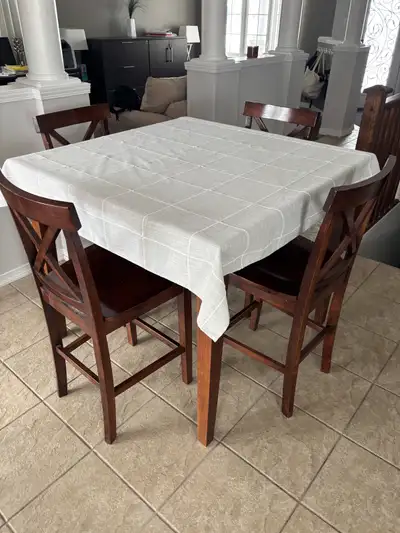 Bar Height Table and Chairs, View more