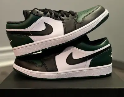 Jordan 1 Low Green Toe Brand New In Box Original Everything 100% Authentic Sizes Available: Size 8.5...