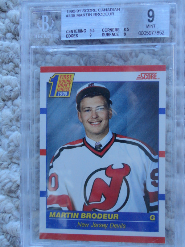 Martin Brodeur Rookie Hockey Card in Arts & Collectibles in London