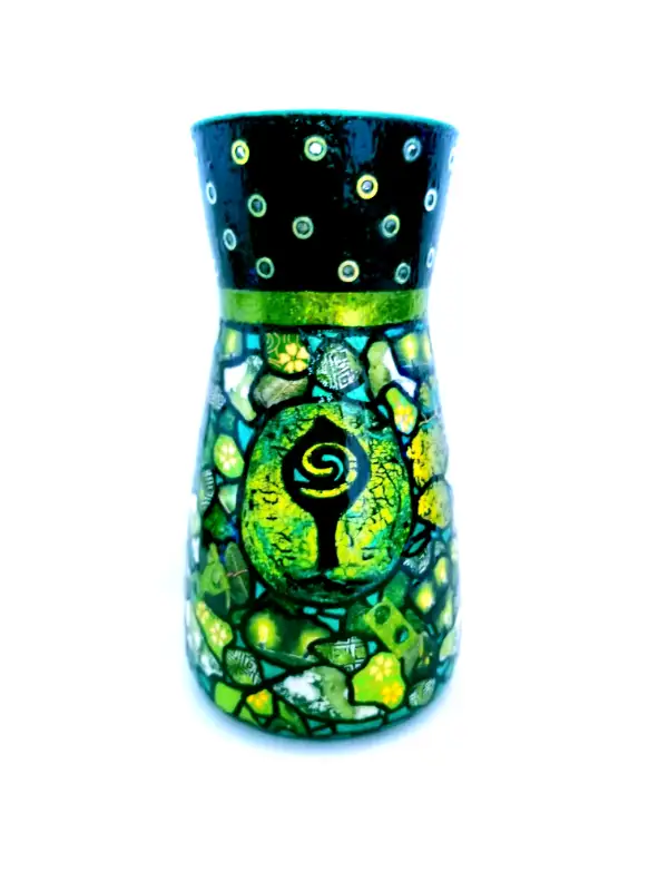 NEW! Handmade Glass Vase.62864365656835124