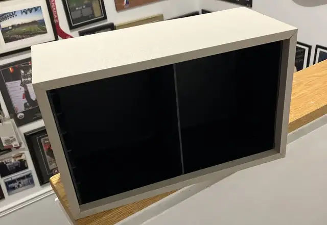 Vintage Media Storage Organizer – Wall Mount Box with Slots in Storage & Organization in Ottawa - Image 2