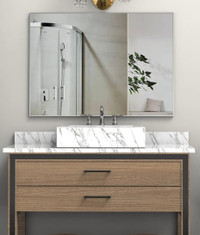 31 1/2 In. X 41 In. FRAMELESS WALL MIRROR