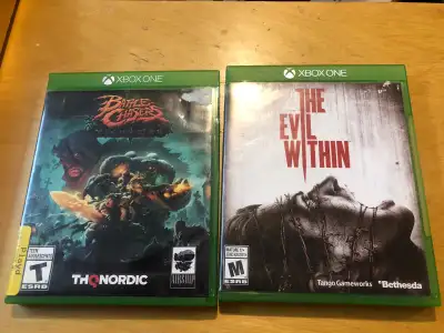 Xbox one games ($7 each) , View more