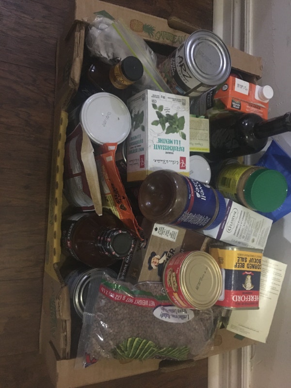 [GONE] Lots of free groceries (big box) Square One area Free Stuff