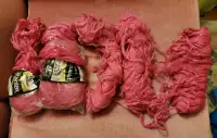 Hot pink Bunch of Knitting Yarn 3ply Plentex