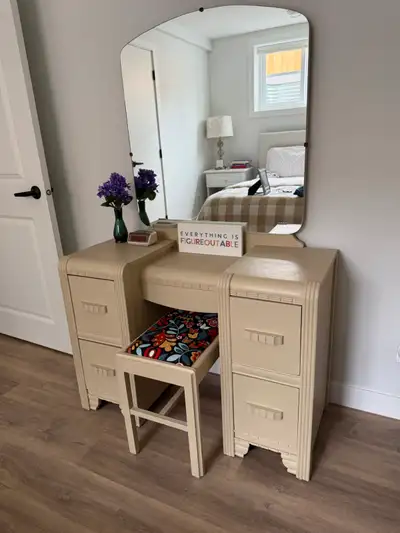 Antique Dresser and Bed Frame, View more