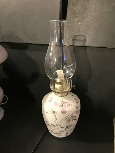 Oil Lamp ceramic vintages ne, View more