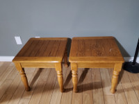 Wooden end tables for sale 25$ each