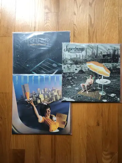 Selling 3 classic SUPERTRAMP lps, all in excellent condition. Thanks