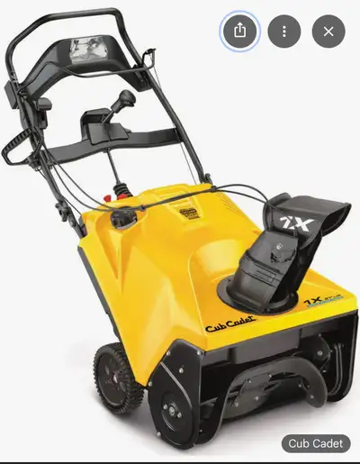 cub cadet snow thrower single stage , View more
