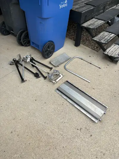 Rear cooler $80 Front cooler $60 Rear bumper $20 Steering swivel bar and bracket $40 Spindles, lower...