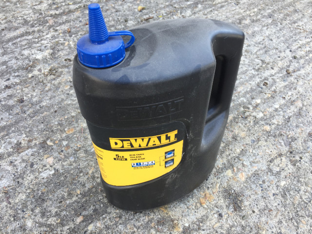 DeWalt 5 lb container blue construction chalk...please read ad in Other in St. Albert