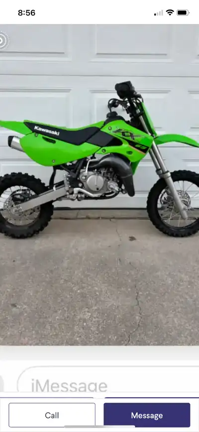 2022 Kawasaki KX65. Bought new in 2023. This bike has less than 5 hours on it. Showroom condition. $...