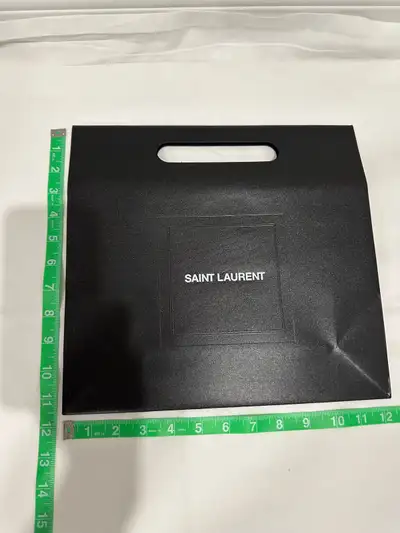 Yves Saint Laurent boutique brand new paper gift shopping bag, View more