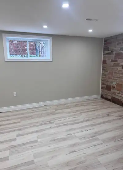 Newly Renovated Basement Apartment - 1 Bedroom, living room, 1 new bathroom (2026 renovation), kitch...