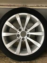 OEM BMW Rims (17inch) with Run Flat Tires