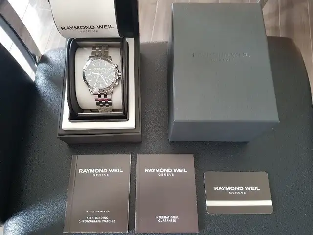 Raymond Weil Mens  Chronograph Tango Watch- New! in Jewellery & Watches in Saskatoon - Image 5