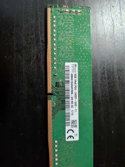 1x8GB - SKHynix ddr4 2400, View more