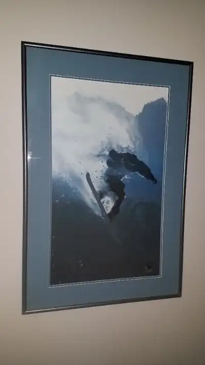 Snowboard Print by Mark Sharpiro, View more