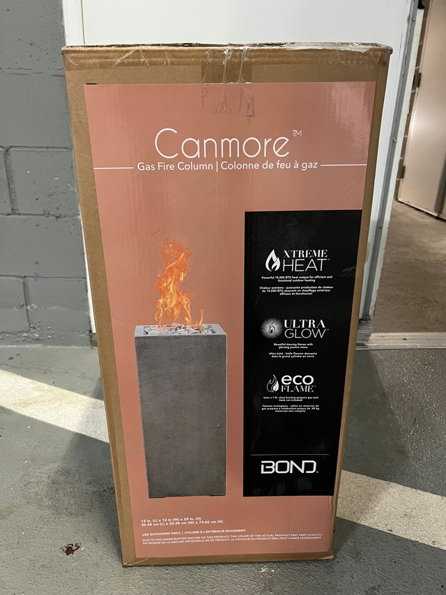 Bond Canmore gas fire column in Other in Vancouver