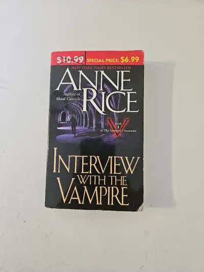 Anne Rice Interview With the Vampire Paperback Book, View more
