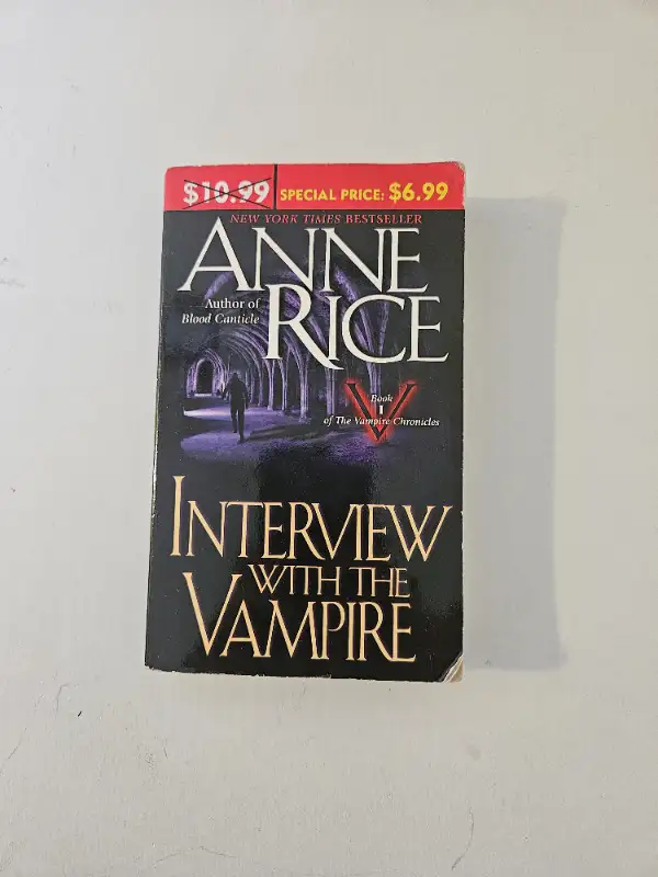 Anne Rice Interview With the Vampire Paperback Book in Fiction in Markham / York Region - Image 2