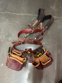 Occident Leather Tool Belt  with Suspender