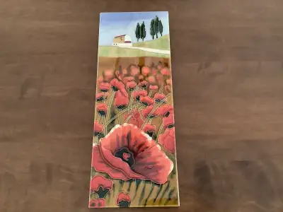 BENAYA ART CERAMICS HILLSIDE POPPIES , View more