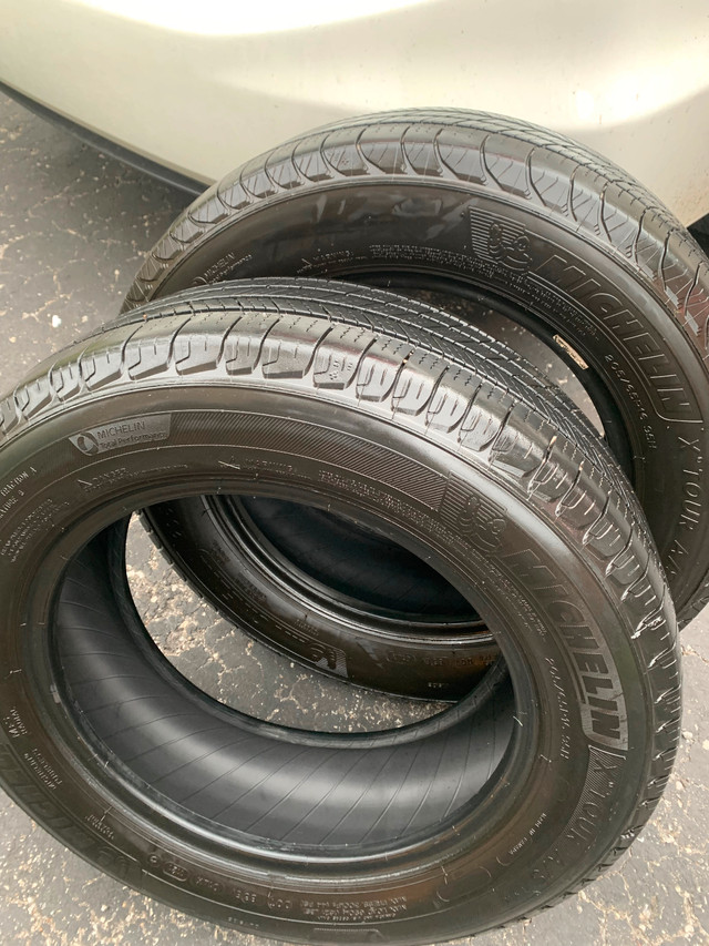 Two Michelin 205/65R16 X tour A/S tires $60 each in Tires & Rims in City of Toronto - Image 2