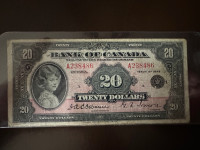 1935 Bank of Canada $20