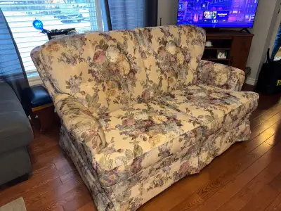 2 Floral Loveseat / Small sofa, View more