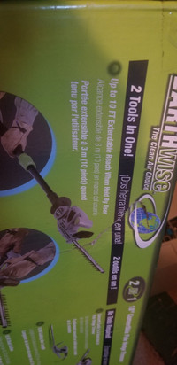 Earthwise 10 ft convertible electric hedge pole trimmer NEW $125