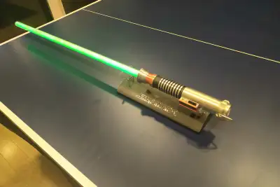In perfect working condition. Excellent sound and vivid green lightsaber. Force FX Collectible from...