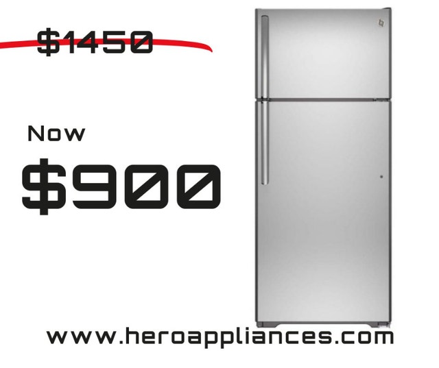 Brand New GE 30″ Fridge (Stainless Steel) Refrigerators Windsor Region Kijiji