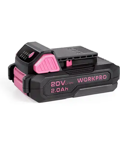 20V 2.0Ah Replacement Li-ion Battery for 20V Pink Cordless Drill, View more