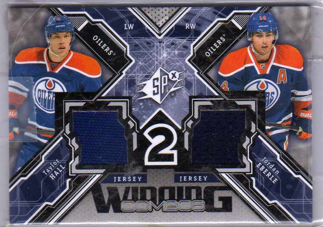 Hall and Eberle Game Jersey Card in Arts & Collectibles in Edmonton