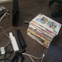 Ensemble console de jeux Nintendo Wii + 10 jeux