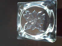 Vintage Clear Glass Ashtray