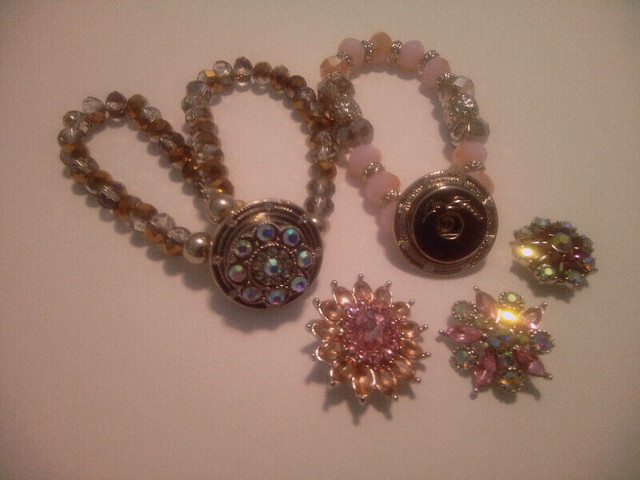 Jewellery Snap on, Snap off rhinestone bracelets & more! in Jewellery & Watches in Edmonton - Image 2