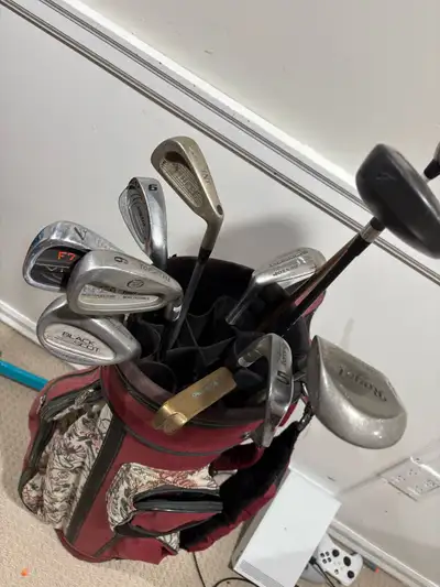 women’s right handed golf clubs and bag , View more