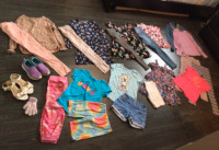 Girls clothing and shoes, 25 items, size 10-12