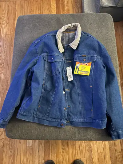 New with tags on Wrangler Denim Jacket, View more