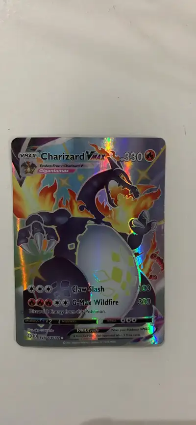 Charizard Vmax Shiny Card, View more