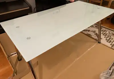 IKEA Galant glass table, View more