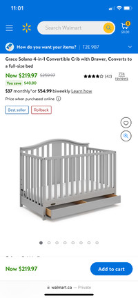Graco toddler bed used - only selling with the toddler rail