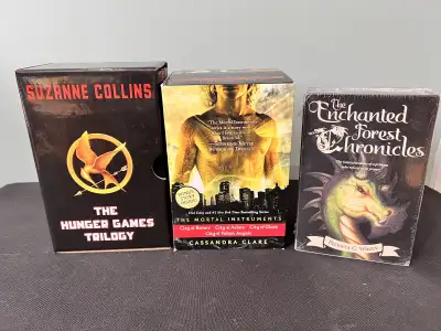 I'm offering three book sets, all in great condition and ready for a new home. The sets include: * T...