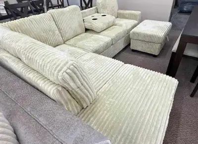 Corduroy Sectional Sofa, View more