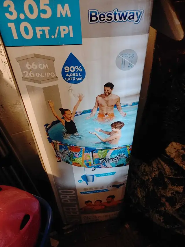Bestway Steel Pro Pool in Hot Tubs & Pools in Red Deer - Image 4